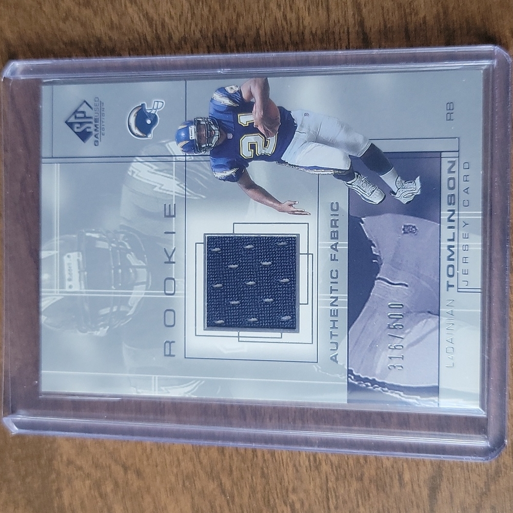 LaDainian Tomlinson sp rookie patch/500